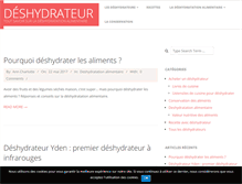 Tablet Screenshot of deshydrateur.org